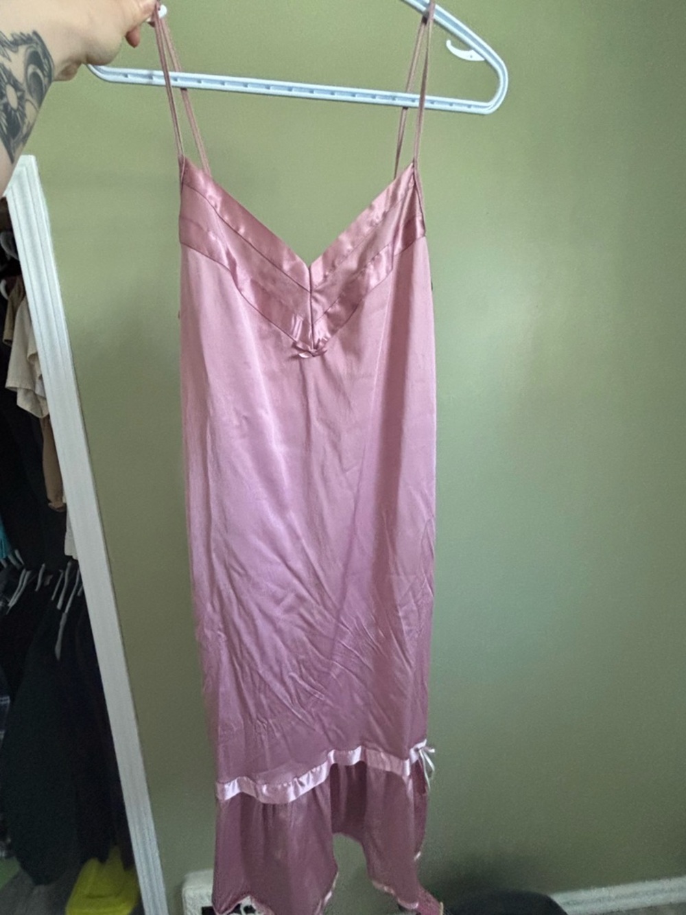 Pink Slip Dress
